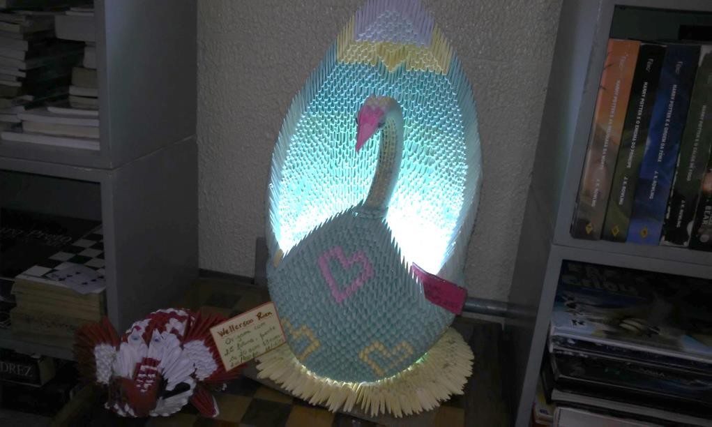  O cisne iluminado