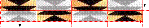  Simetria de reflex&atilde;o deslizante em cesto Tonga.