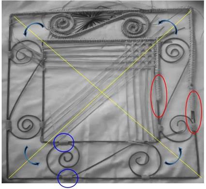 Diseño en bruto de un individual