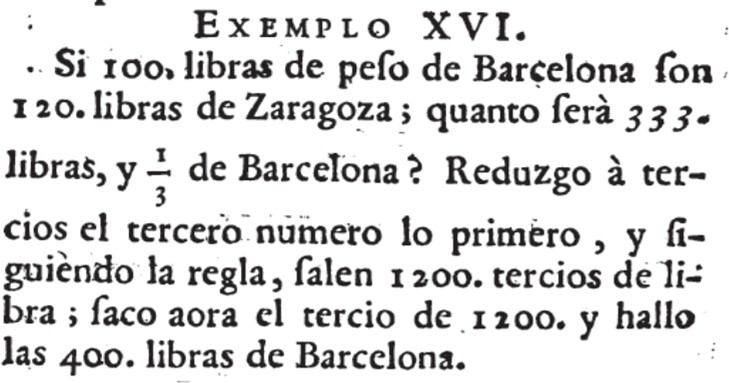 Ejemplo XVI del Capítulo XVII.