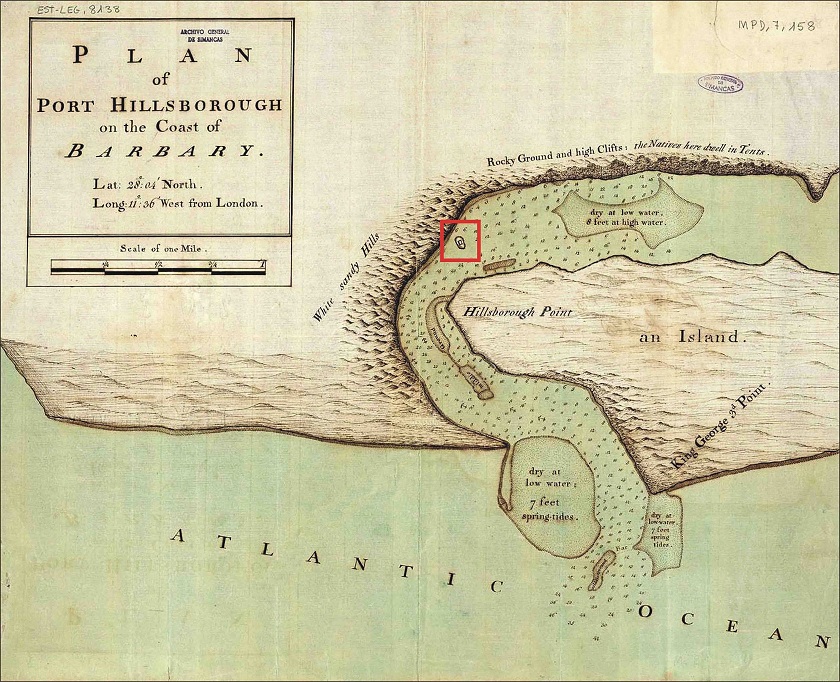 Plan of Port Hillsborough on the Coast of
Barbary, 1764