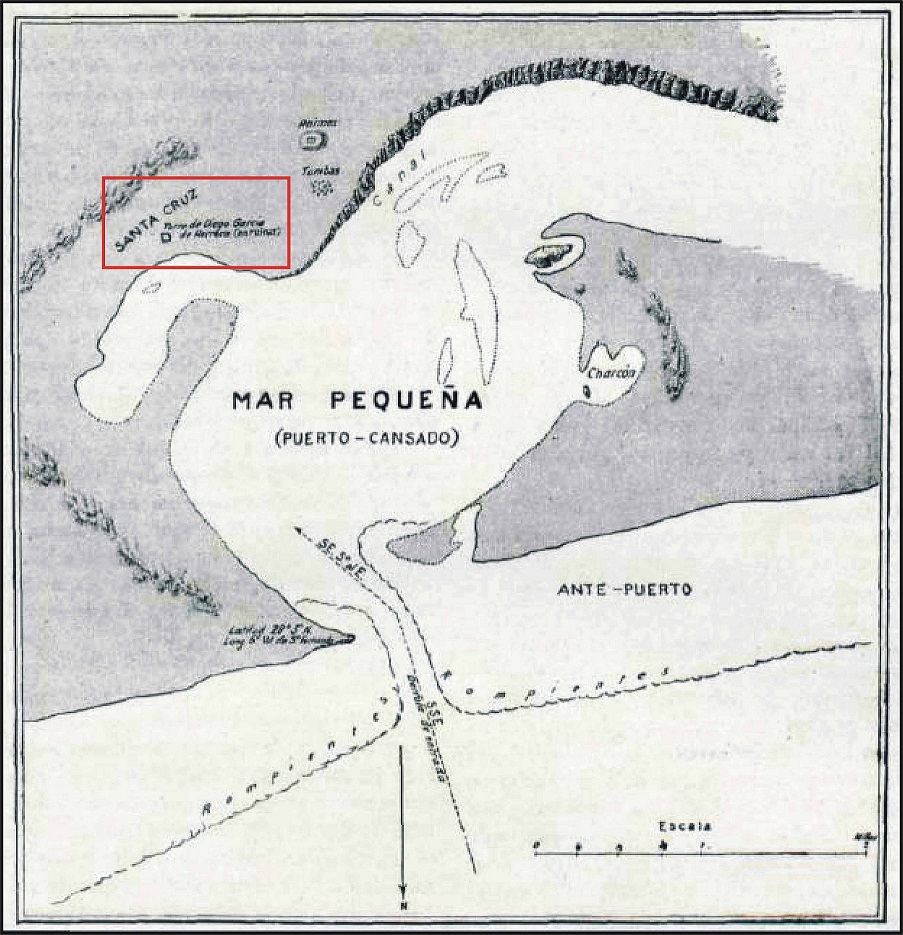 Plano de Manrique de Puerto
Cansado-Mar Pequeña