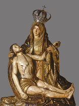 Piedad, c. 1510-1520. Escuela de Amberes. Iglesia del Hospital de Nuestra Se�ora los Dolores, Santa Cruz de La Palma.