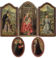 Pol�ptico de Nuestra Se�ora de las Nieves, c. 1530. Joos van Cleve. Ermita de Nuestra Se�ora de las Nieves, Agaete.