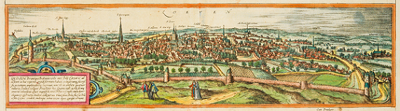 Panorama de Lovaina, 1567. Lodovico Guicciardini.