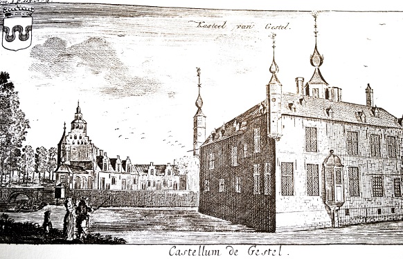 Castillo de Gesthelholf, en Lier, 1770. Harrew�n.