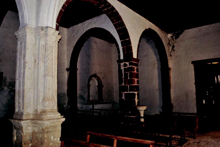 Interior de la ermita de san Diego.