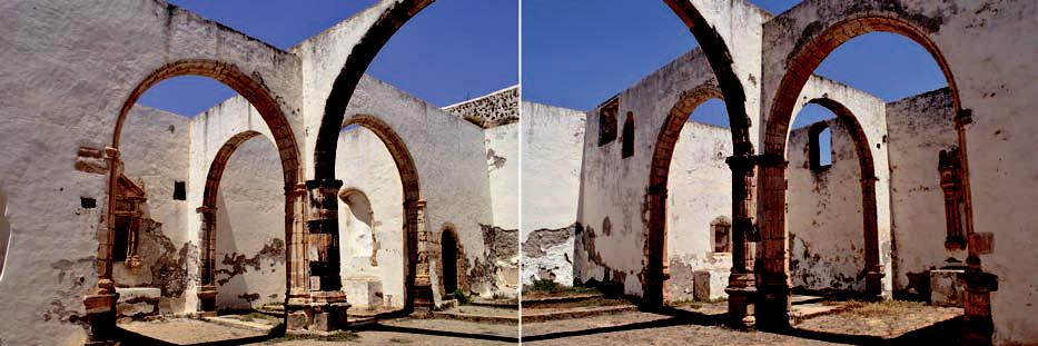 Cabecera y capillas colaterales de la iglesia conventual
de san Francisco.