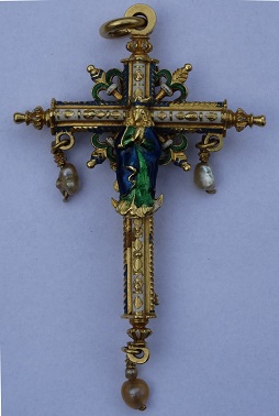 Cruz pectoral, c. 1625-1650.
