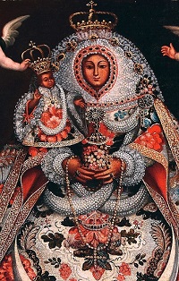  Juan Manuel de Silva: virgen
de las Nieves, c. 1730-1740. Iglesia de San Blas, Villa de Mazo.