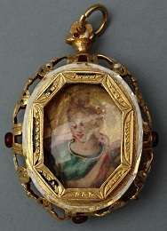  Medallón relicario,
c. 1590-1600. 