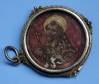 Medallón-relicario, fines del
siglo XVII. 