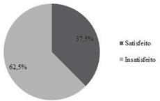 Satisfação dos participantes com
suas práticas de estudo.