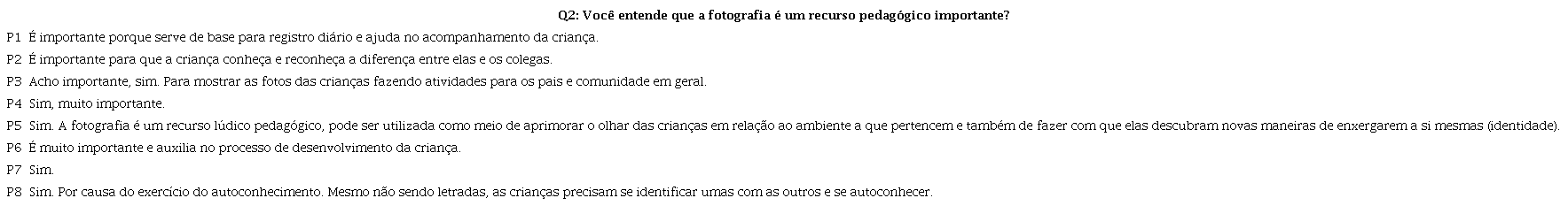 Importância da fotografia como recurso pedagógico