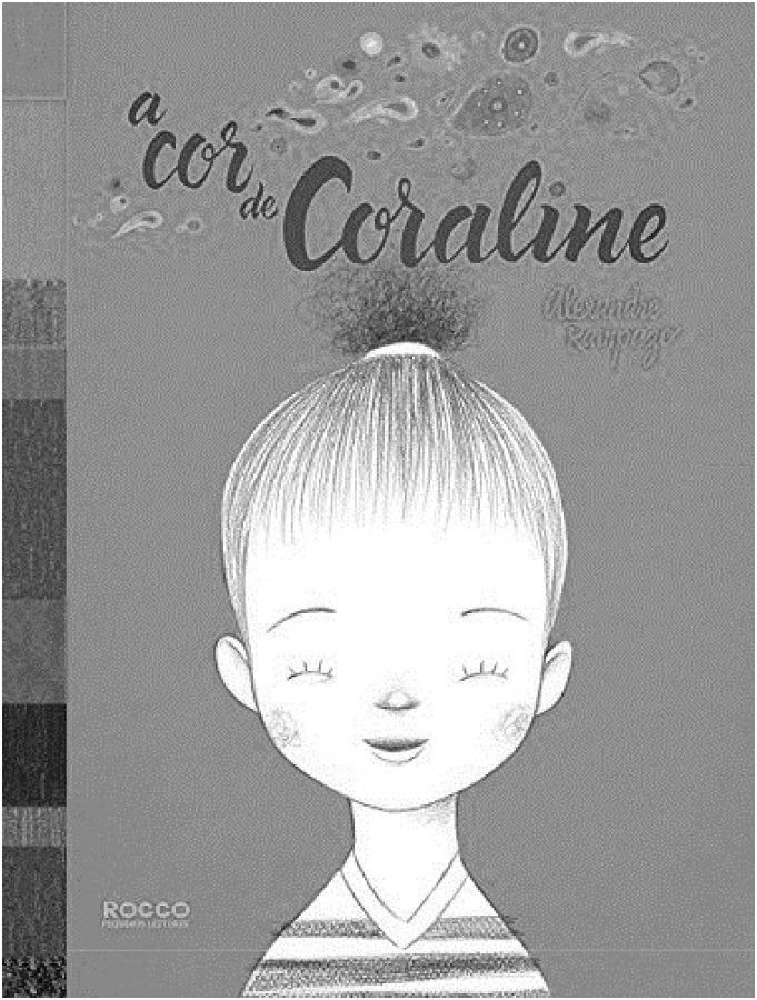 Capa do livro A cor de Coraline.