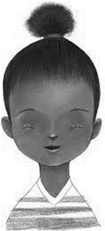 Verdadeira cor de Coraline.