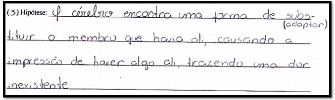 Texto 1.1 - Hip&oacute;tese originalmente proposta pelo grupo de Guilherme, L&iacute;via, Perseu e Luara na aula 1 e, posteriormente, mobilizado no texto de Mariana7.