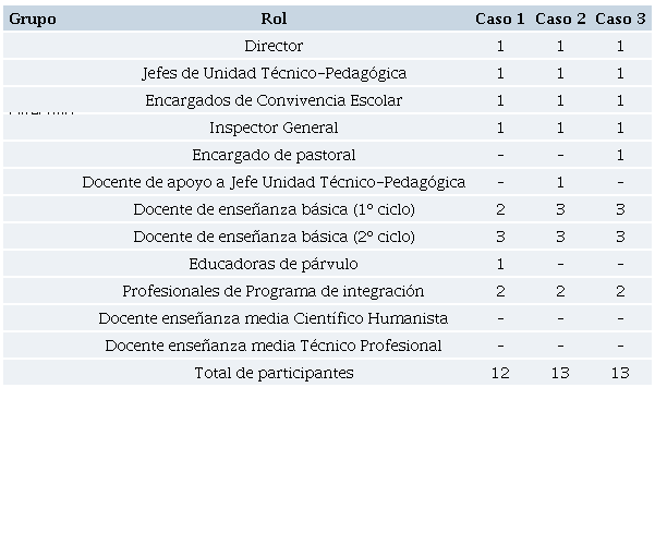 Conformación de grupos de discusión.