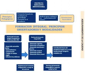 Gráfico 1. Síntesis del Modelo de Formación Integral de la Universidad de Antofagasta