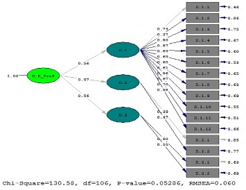 Figure 2. Basic Model Standard Solution of Professional Competency Instrument
