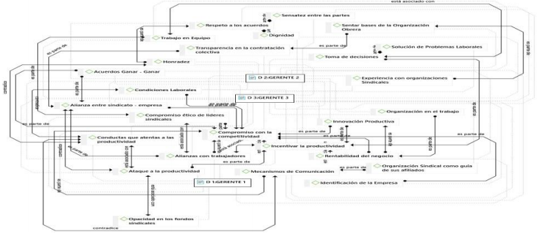 Figura 4. Relación categórica de los informantes claves.