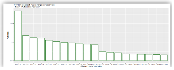 Figure 2. Main components for moderating effect.