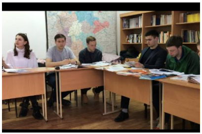 Fig. 1. Observation of the manifestation of the psychological barrier during learning activities