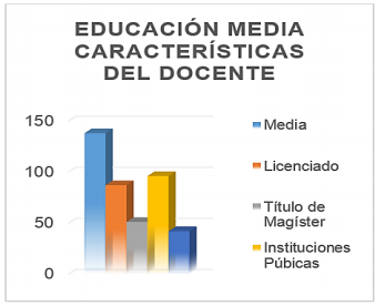 Figura 3. Docentes del nivel de Educaci&oacute;n Media