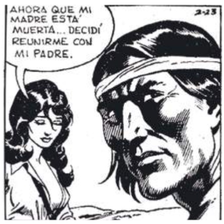 Imagen  13.  Panel  de  comic  strip  publicado  por  el  diario El Universo en junio 8 de 1983.