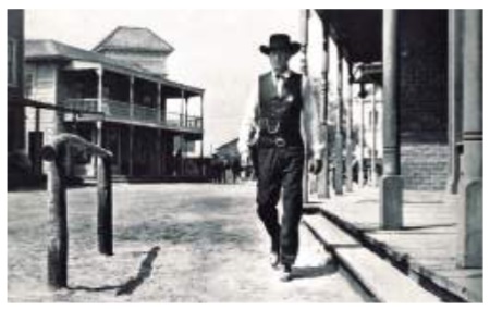 Imagen 2. Fotograma de la película High Noon, diri-gida por Fred Zinnemann, en 1952.
