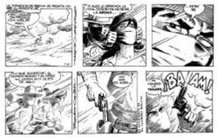 IImagen 31.  Comic  strip  publicado  por  el  diario  El  Universo en noviembre 3 y 4 de 1983.