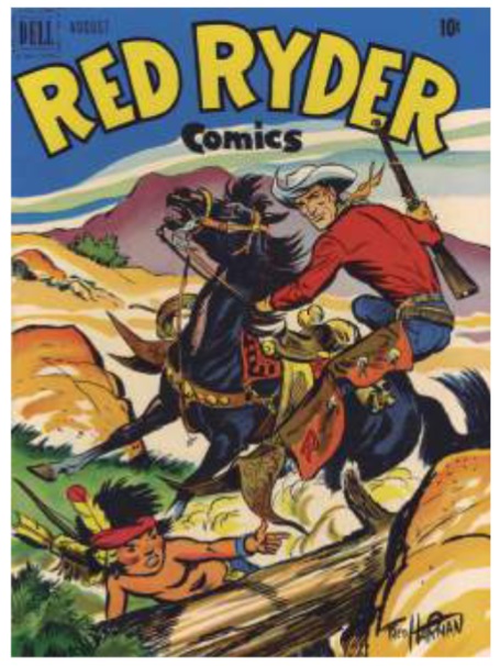 Imagen  4.  Portada  de  Red  Ryder  Comics,  uno  de  los populares de la época 