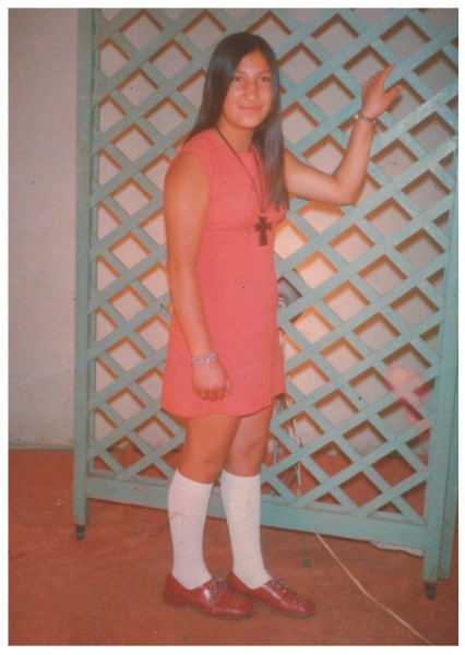 Imagen 5. Fotografía de los quince años de una de las abuelas (años 70)