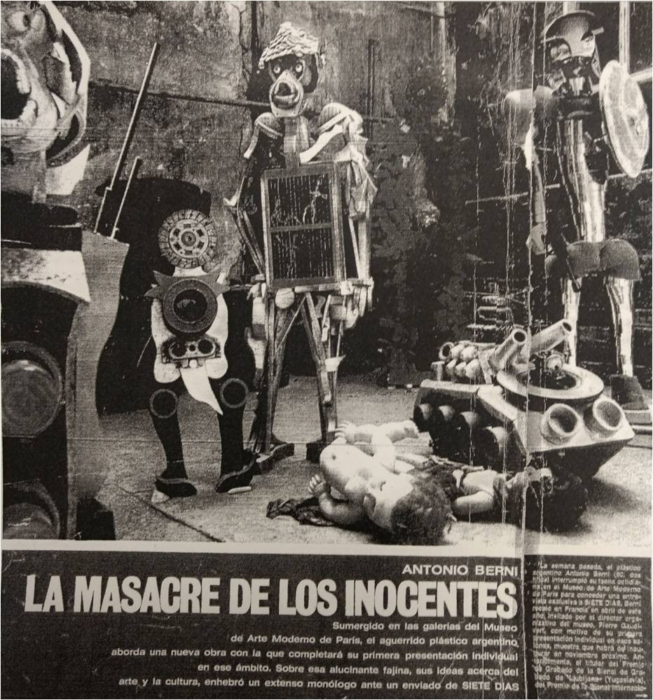 Imagen  3. “Antonio Berni, La  Masacre de los Inocentes”