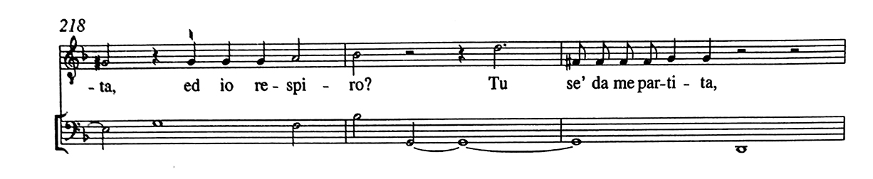 Orfeo Tu se’ morta se’ morta mia vita 15