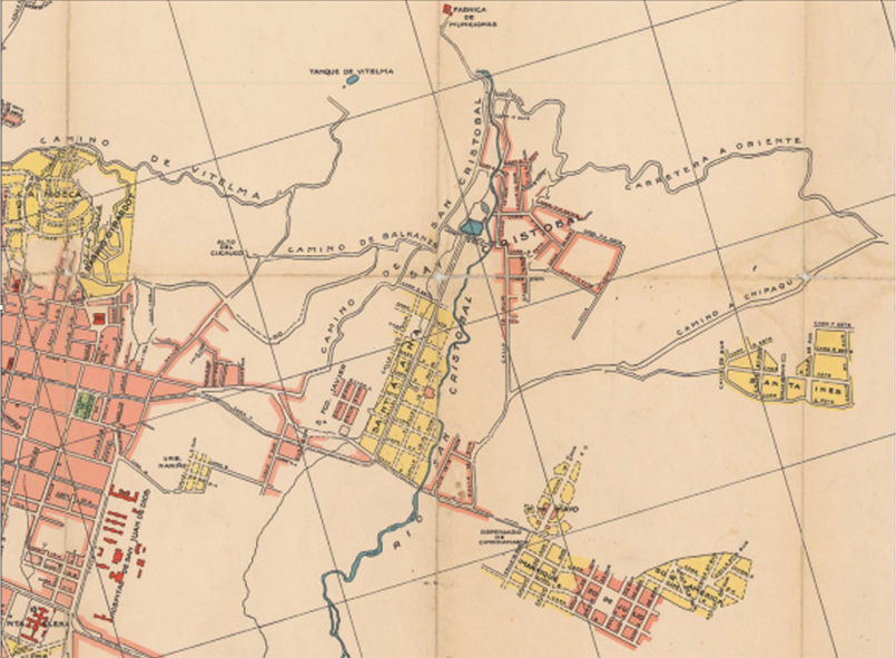 Figura 1. Colón; Mejía (2019) Atlas histórico de barrios de Bogotá. 1184-1954. Archivo de Bogotá