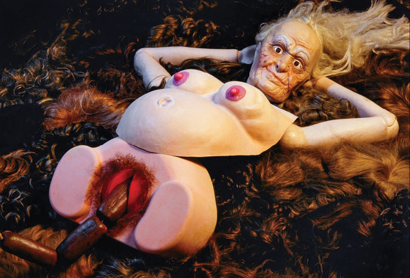 Figura 1: Untitled #250. Cindy Sherman. 1992. 127 x 190.5 cm. Derechos: � Cindy Sherman. Cortes�a: the artist and Metro Pictures, New York. Chromogenic color print. Google Arts & Culture, 27 de marzo de 2020.