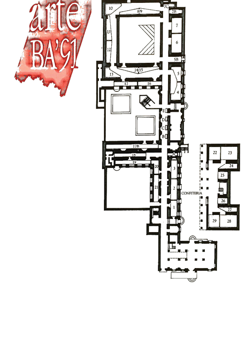 Figura 1. Planta arteBA 1991. Fuente: Cat�logo arteBA.