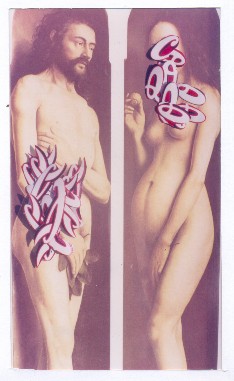 Imagen 9. Virus Coke 4 (Claudia del Ro, 1994). Collage sobre impresin fotomecnica. Coleccin de la artista
