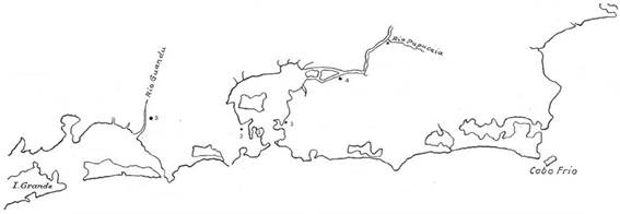 Localização do engenho Velho, século XVII