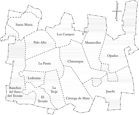 DELIMITACI&Oacute;N INTERNA DE LAS HACIENDAS INTEGRANTES DEL LATIFUNDIO DE
						CI&Eacute;NEGA DE MATA, 1861