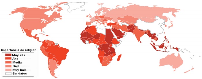 Importancia de la religión en la vida diaria de las personas