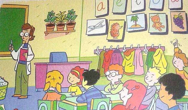 Ejemplo de diversidad de género en las imágenes de los manuales escolares.