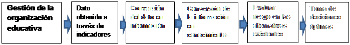Figura I Proceso de toma de decisiones en las organizaciones educativas