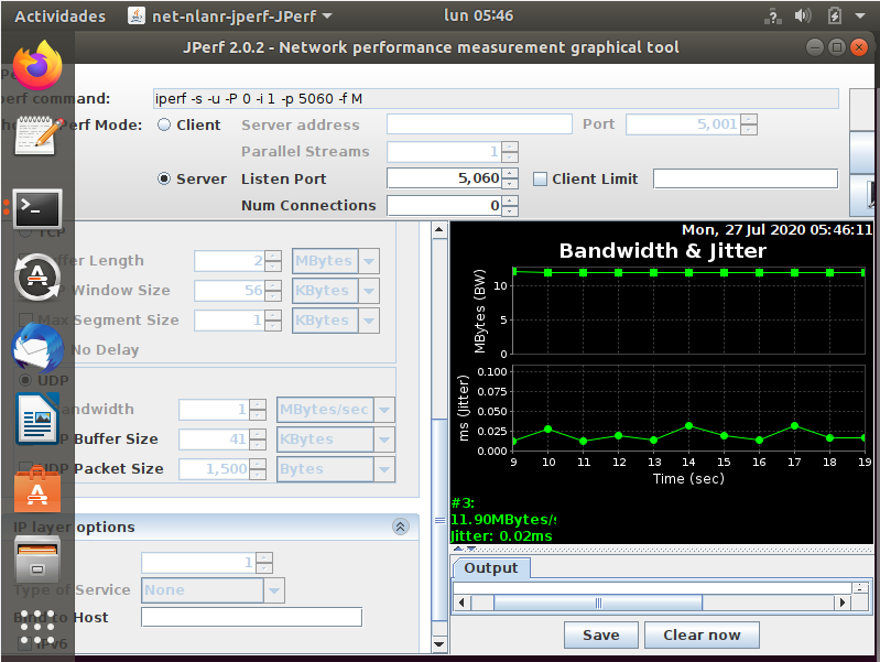 JPerf-Server con RDS