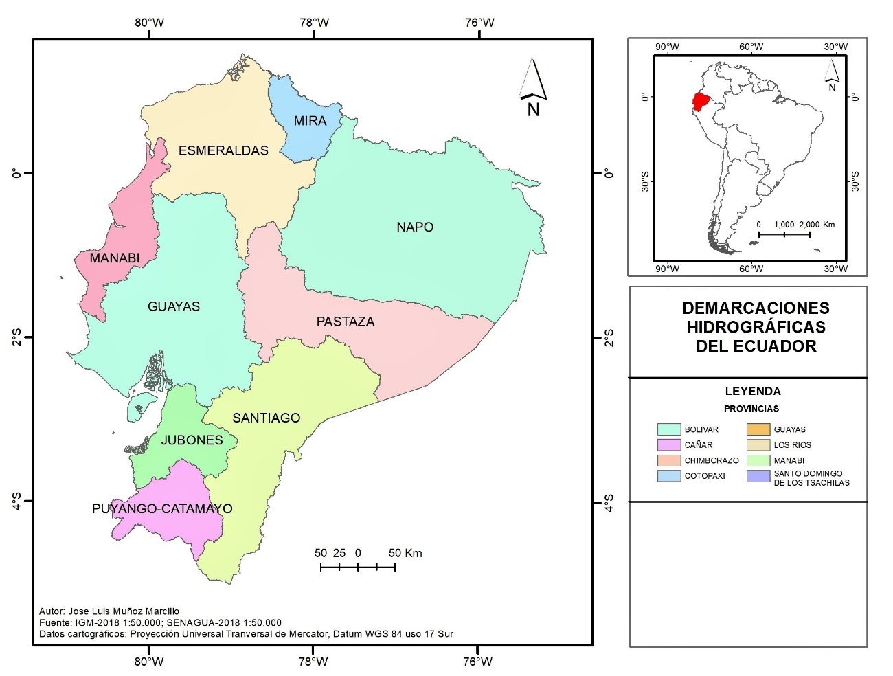 Demarcaciones Hidrogrficas de Ecuador