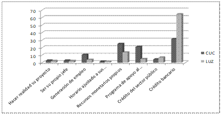 Factores que favorecen la puesta en marcha de ideas de negocio