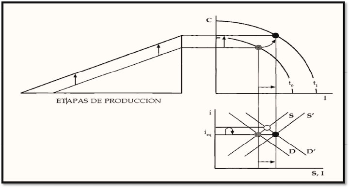 Efecto a largo plazo reestructuracin del capital inducida por el ahorro