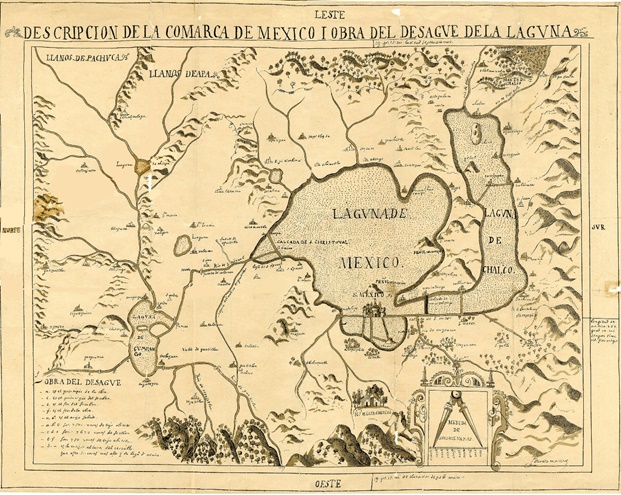 Descripcion de la comarca de Mexico i obra del desagve de la lagvna (ca. 1608)