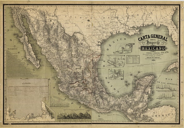 Carta general del Imperio Mexicano